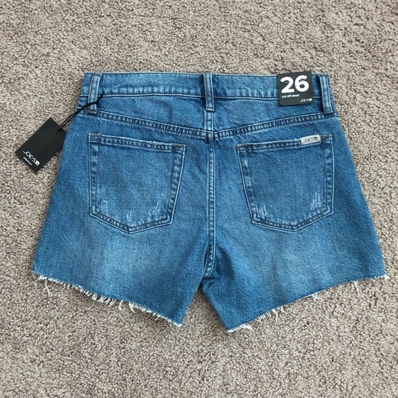 Joe’s Mid Rise Denim Cut Off Short Medium Wash Womens 26 - Picture 9 of 11